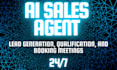 have your ai sales agent working full time as lead generator,make calls,and book