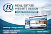design a professional real estate website using houzez theme
