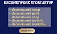 setup deconetwork storefront deconetwork dtg embroidery configuration