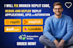 fix broken replit code, debug and deploy replit applications apis and automation
