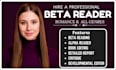 beta reader for cozy mystery, beta read romance or thriller novel beta reading