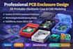 professional pcb enclosure design 3d printable electronic case and cad modelling