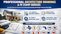 do architectural and engineering drawing floor plan pe stamp mep city permit