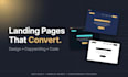 design and build a custom landing page that converts