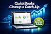 provide quickbooks bookkeeping, cleanup and catch up transactions