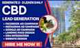 generate exclusive cbd leads, cbd facebook ads, google ads, cbd video ads
