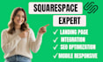 do fantastic squarespace redesign, edit squarespace seo fix squarespace