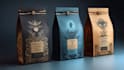 do coffee packaging, coffee bag, label design