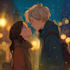 do a anime couple character art anime style