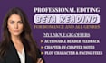 beta read detailed constructive feedback for genre fiction authors