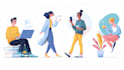 draw flat vector character design