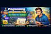 do programming assignments in java python c and javascript
