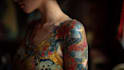create unique japanese tattoo design