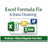 fix excel formulas, errors and clean excel data