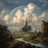 create stunning fantasy landscape, background illustration