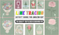 create kids tracing activity book interior and cover