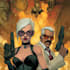 illustrate a superhero comic cover art