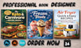 amazon kdp recipe book, ebook, hardcover design