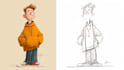 sketch your cartoon character