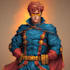 superhero character for comics