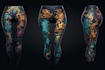 create custom design patterns for legging