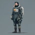 sci fi character illustration or sci fi character