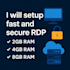 provide high speed and secure windows server rdp