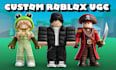 create custom roblox ugc accessories, outfits, 3d characters and items
