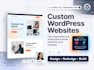 design a custom wordpress website from scratch