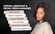 executive virtual assistant, general VA personal assistant, social media manager