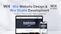 create wix website studio development design landing page seo wix expert