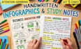 create hand drawn infographics and study notes