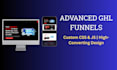 design advanced gohighlevel funnels with custom CSS and js