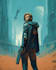 do a sci fi art, fantasy sci fi character art