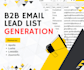 generate b2b verified email list