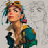 draw comic book cover art and manga