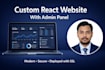 build a modern business or portfolio website in react