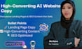 write professional ai website copy that converts