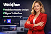 design webflow website, figma to webflow, webflow redesign, webflow developer