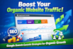 boost organic website traffic using google search console insights