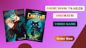 create cozy book trailer design do anime video game book trailer