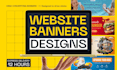 design website banner, web slider, and shopify banner