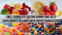 formulate custom gummy and jelly supplements or candy with expert formulation