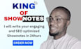 write SEO show notes, timestamps, summary less than 24 hours