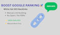 build high quality white hat backlinks for SEO ranking