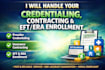 manage provider credentialing, contracting and era eft setup