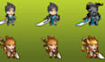 create pixel art character pixel art animation pixel game art 2d sprite sheet