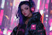 design fantasy and cyberpunk character
