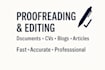 proofread and edit your documents