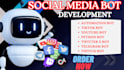 create automated tiktok bot, social media live streaming bot and youtube bot